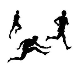 Track And Field Silhouette Free Download Png Clipart