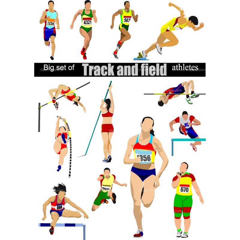 Track And Field Vector Free Download Png Clipart