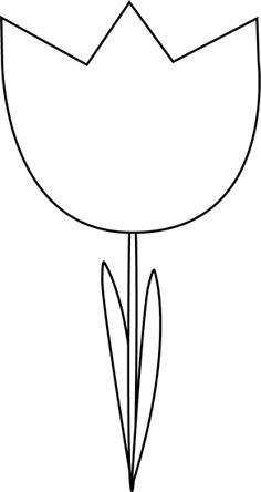 Tulip Black And White Images Download Png Clipart