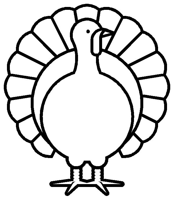 Turkey Black And White Turkey Free Download Png Clipart