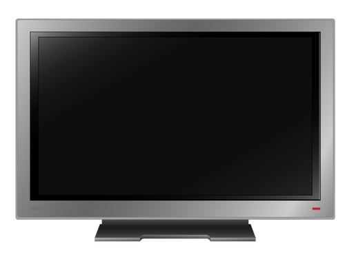 High Definition Tv Set Clipart