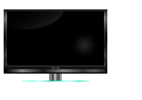 High Definition Tv Set Clipart