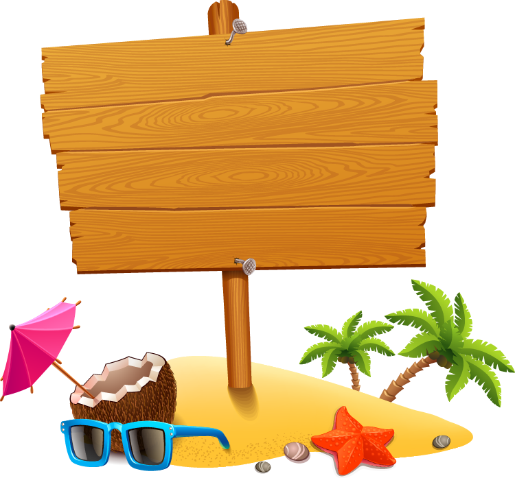 Tourism Summer Beach Vacation Element Free Clipart HQ Clipart