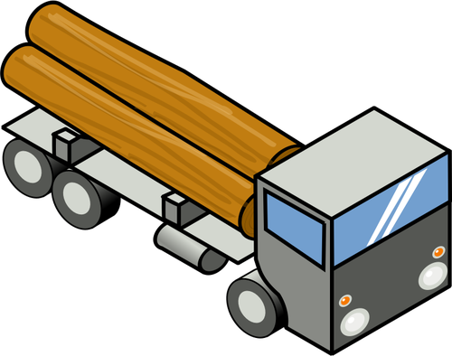 Of Flat Bed Truck Clipart