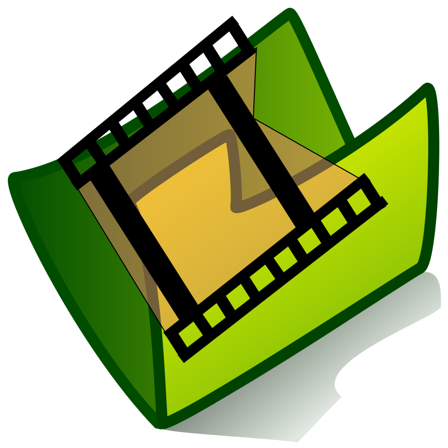 Folder Video Vector Design Transparent Image Clipart