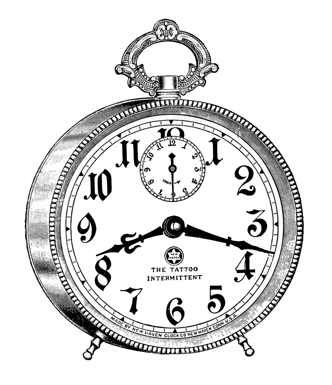 Vintage Fancy Alarm Clock Steampunk The Graphics Clipart