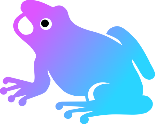 Colorful Frog Clipart