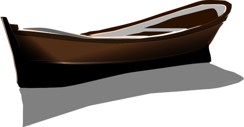 Boat With Reflection Clipart