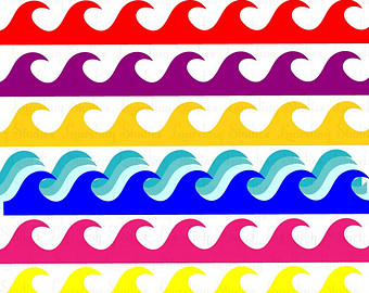 Waves Ocean Wave Vector Clipart Clipart