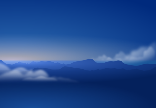 Blue Horizon Background Clipart