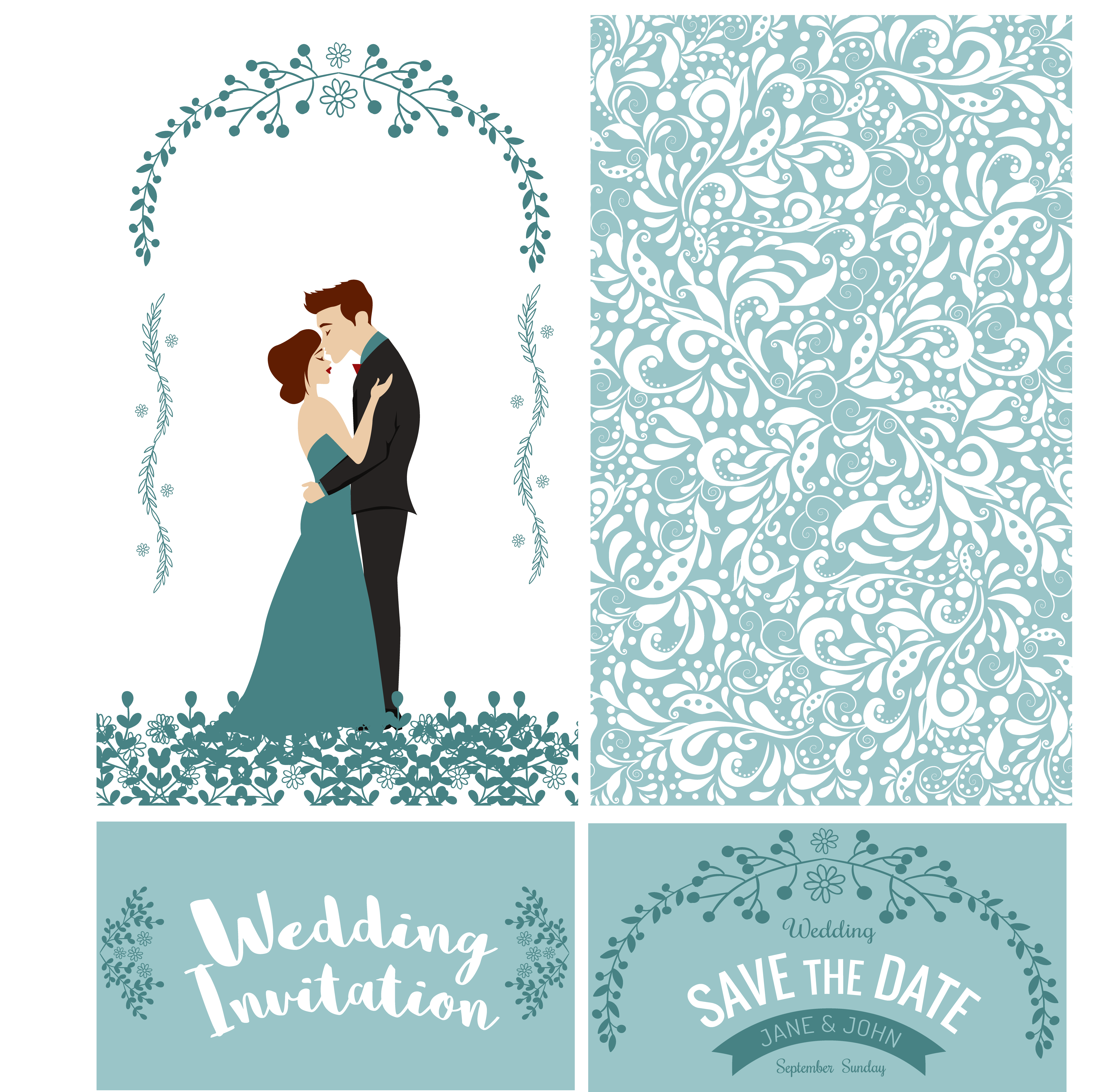 photoshop wedding invitation templates png free download