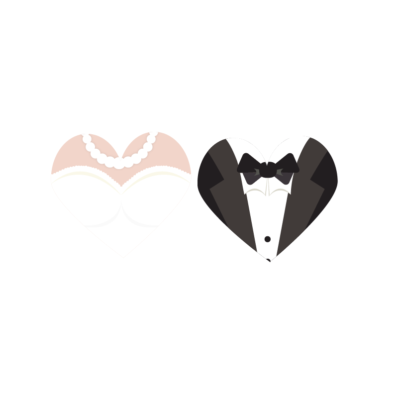 And Material Groom Heart-Shaped Pattern Wedding Bridegroom Clipart
