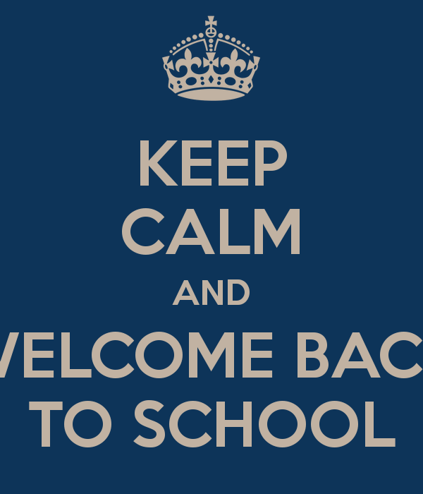 Keep Calm Welcome Back Png Image Clipart