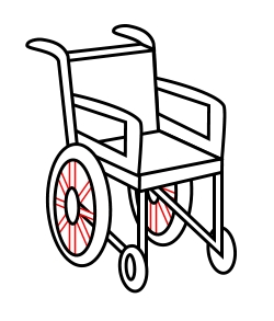 Pushing Wheelchair Image Png Image Clipart