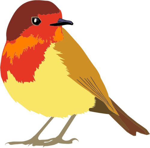 Graphics Of Red And Brown Bird Clipart