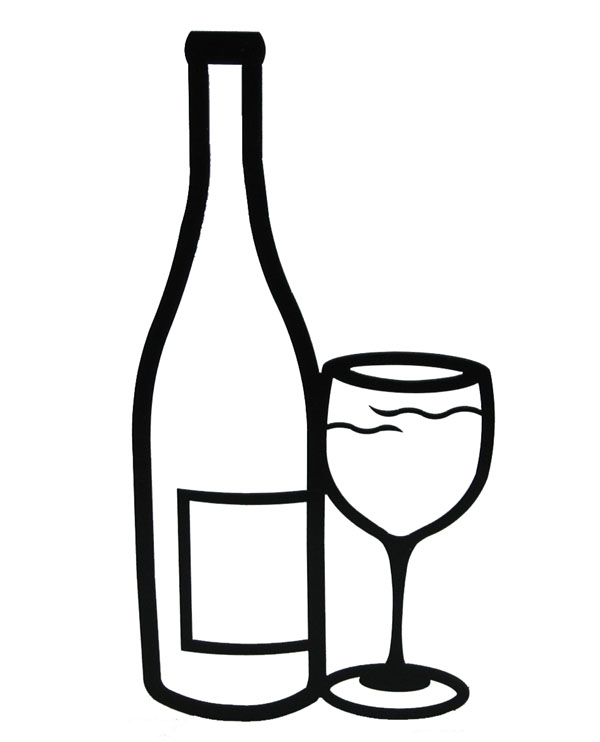 Wine Black And White Wine Black And Clipart