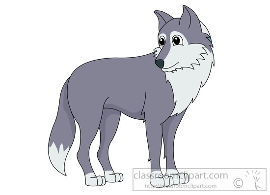 Wolf Gray Wolf Standing Free Download Clipart