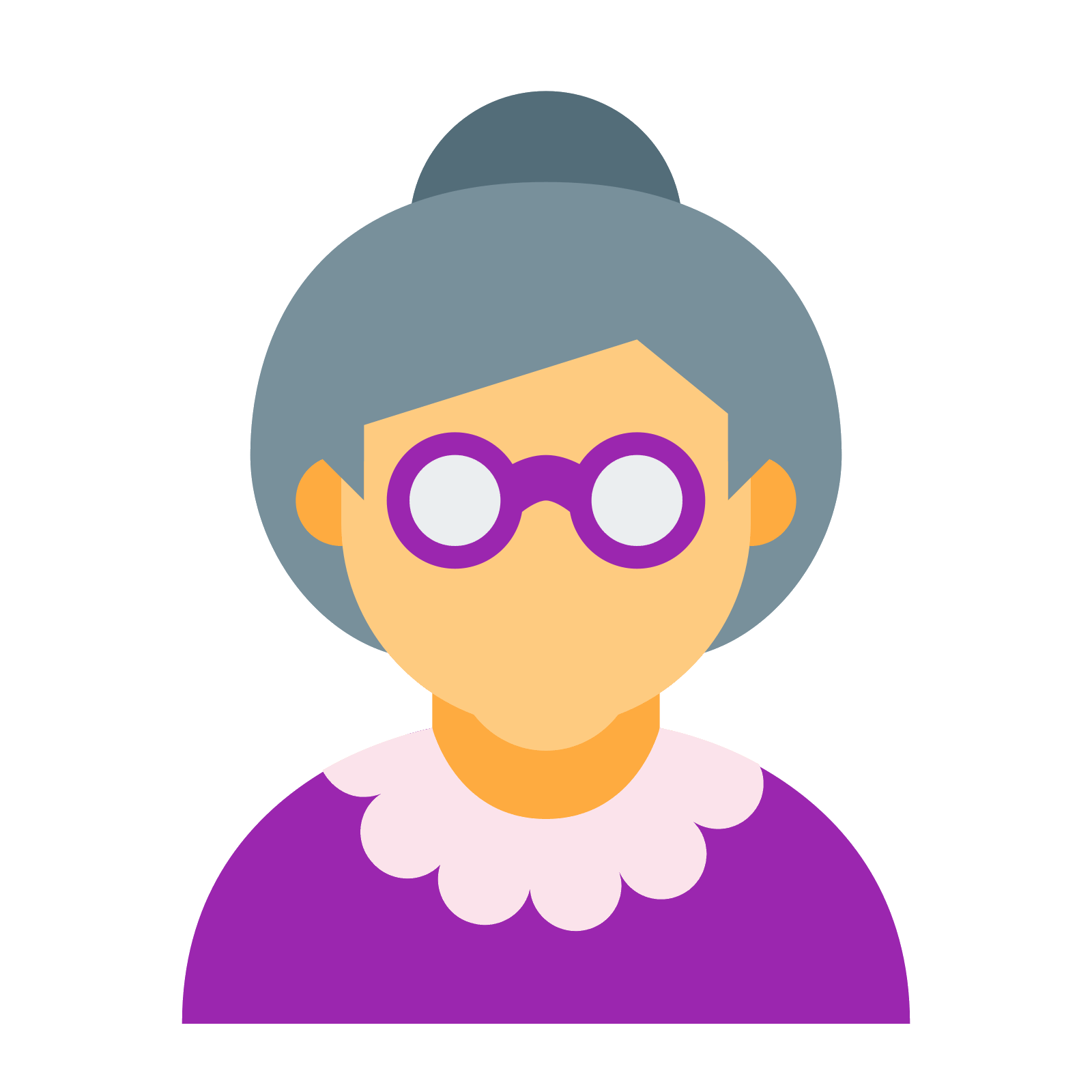 Woman Computer Old Age Icons PNG Free Photo Clipart