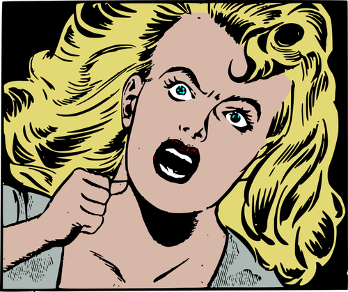 Screaming Woman Clipart