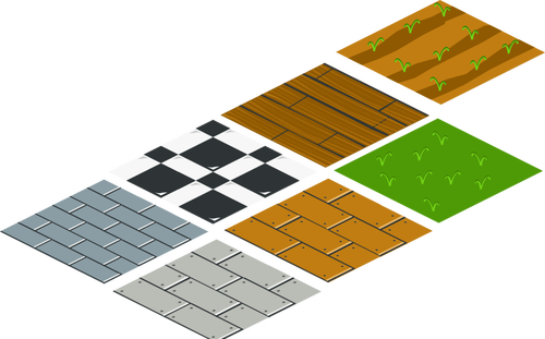 Isometric Floor Tile Clipart