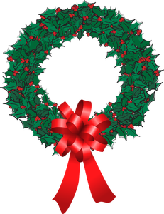 Holiday Wreath And Others Clipart Clipart