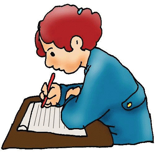 Free Children Writing Images Transparent Image Clipart