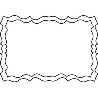 Download Black And White Flower Border Png Image Clipart PNG Free