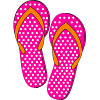 Download Flip Flop Black And White Clipart Clipart PNG Free