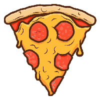 Download Sticker Drawing Cartoon Pizza Free Clipart Hd Clipart Png Free Freepngclipart