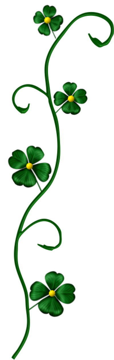 Clover Petal Day Four-Leaf Saint Patrick'S Clipart