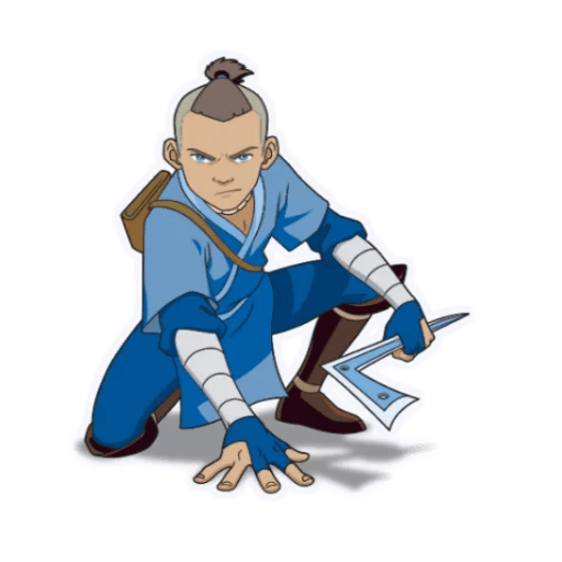 Sokka Sitting Clipart