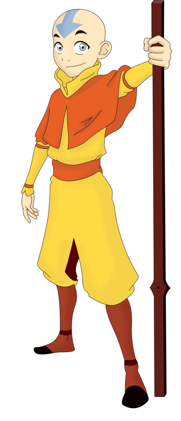 Aang Standing Clipart