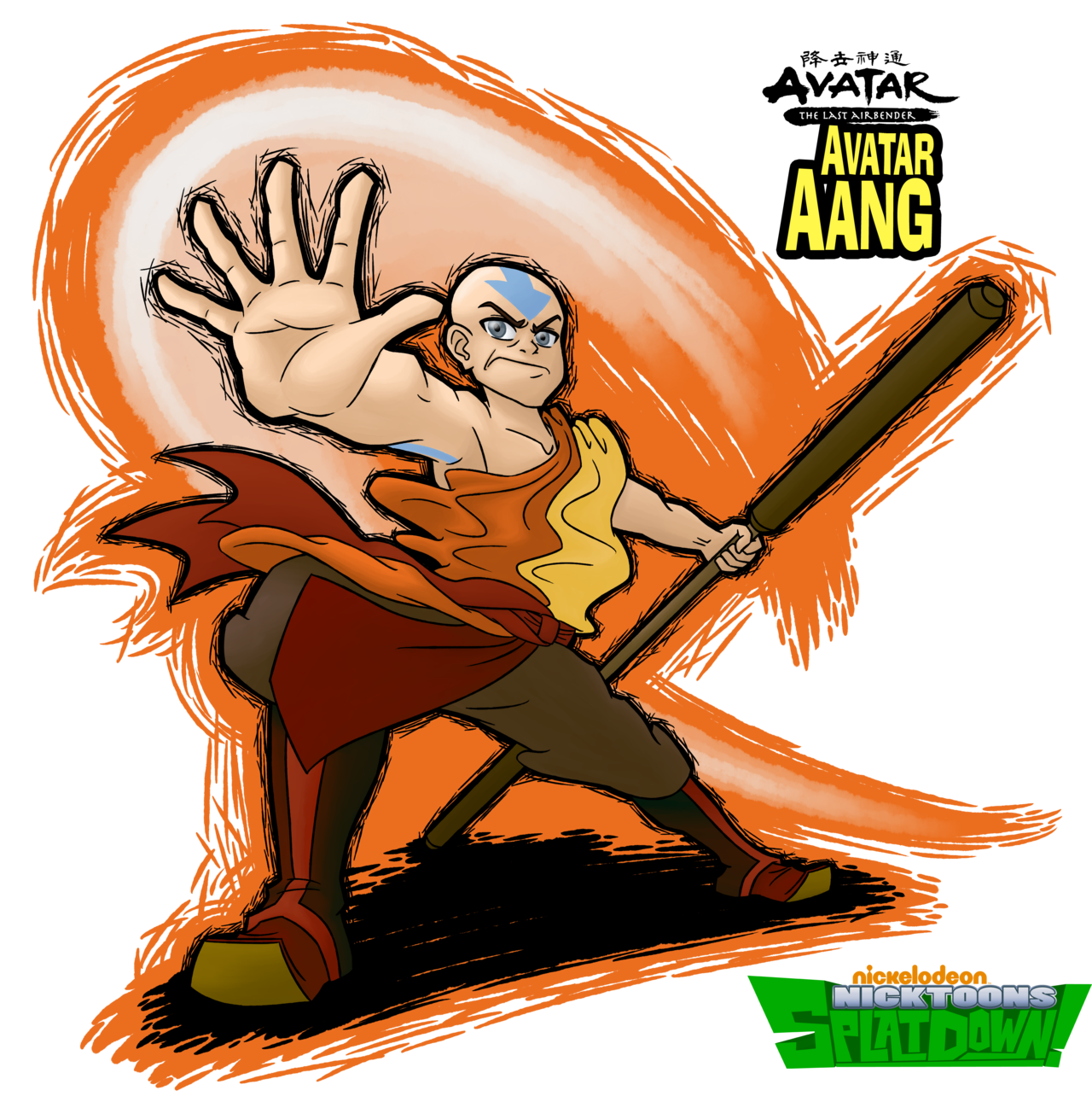 Aang Cartoon Clipart