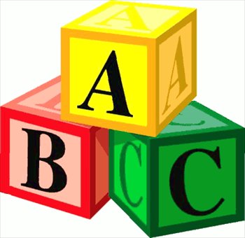 Abc Blocks Black And White Png Images Clipart