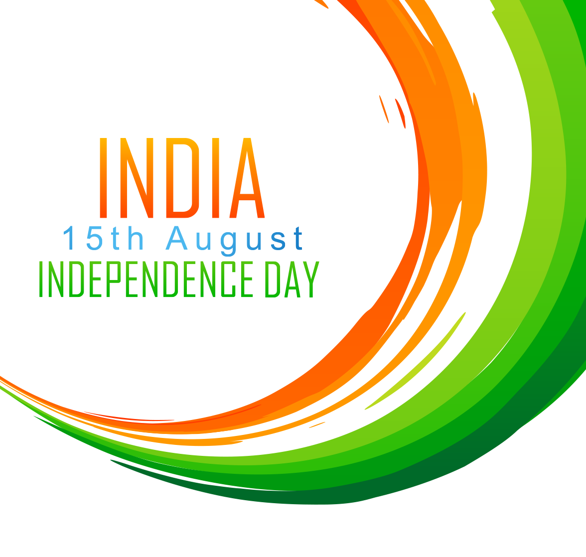 India Independence Day Wave Background Clipart