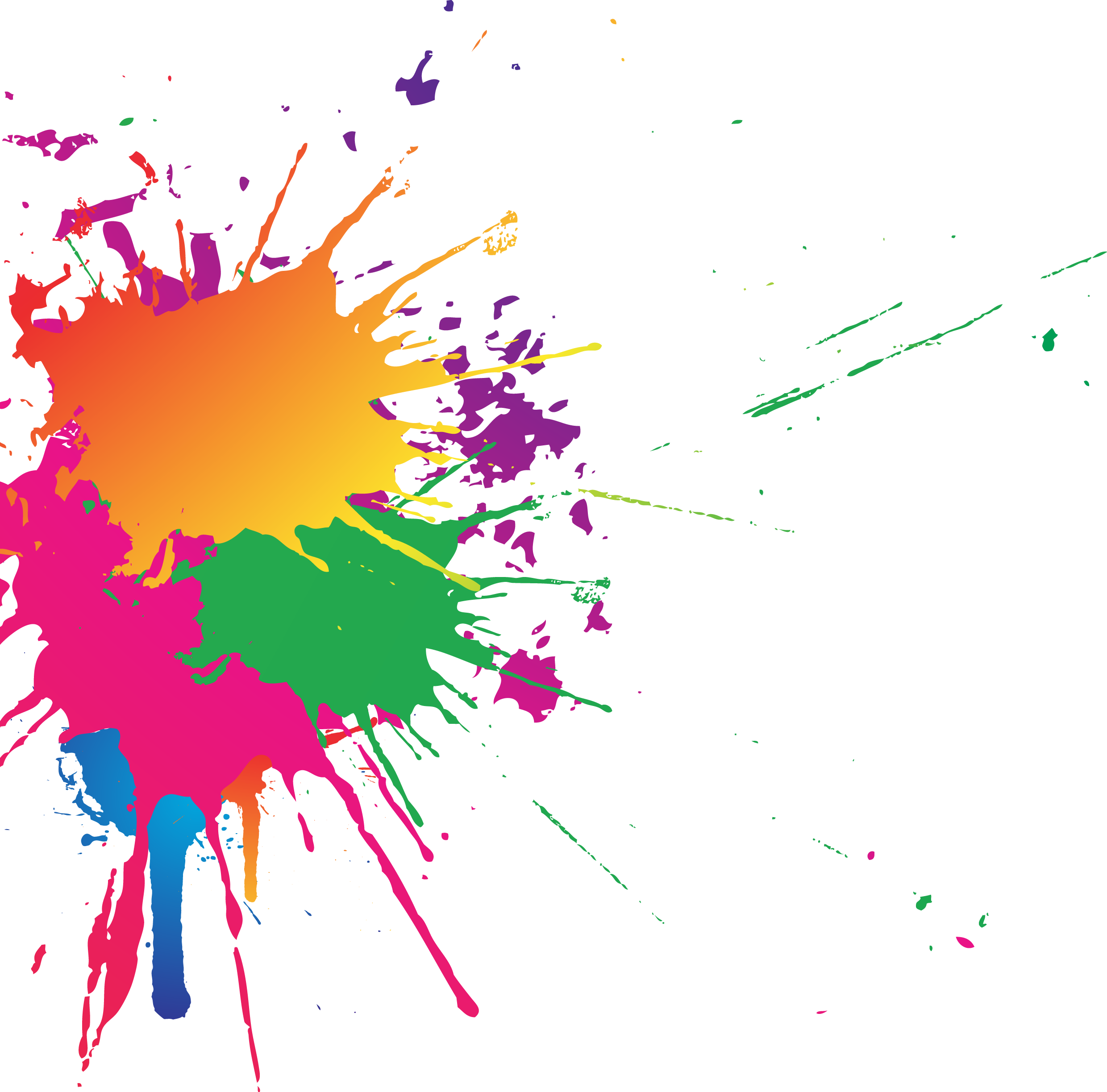 Watercolor Splash Background Clipart