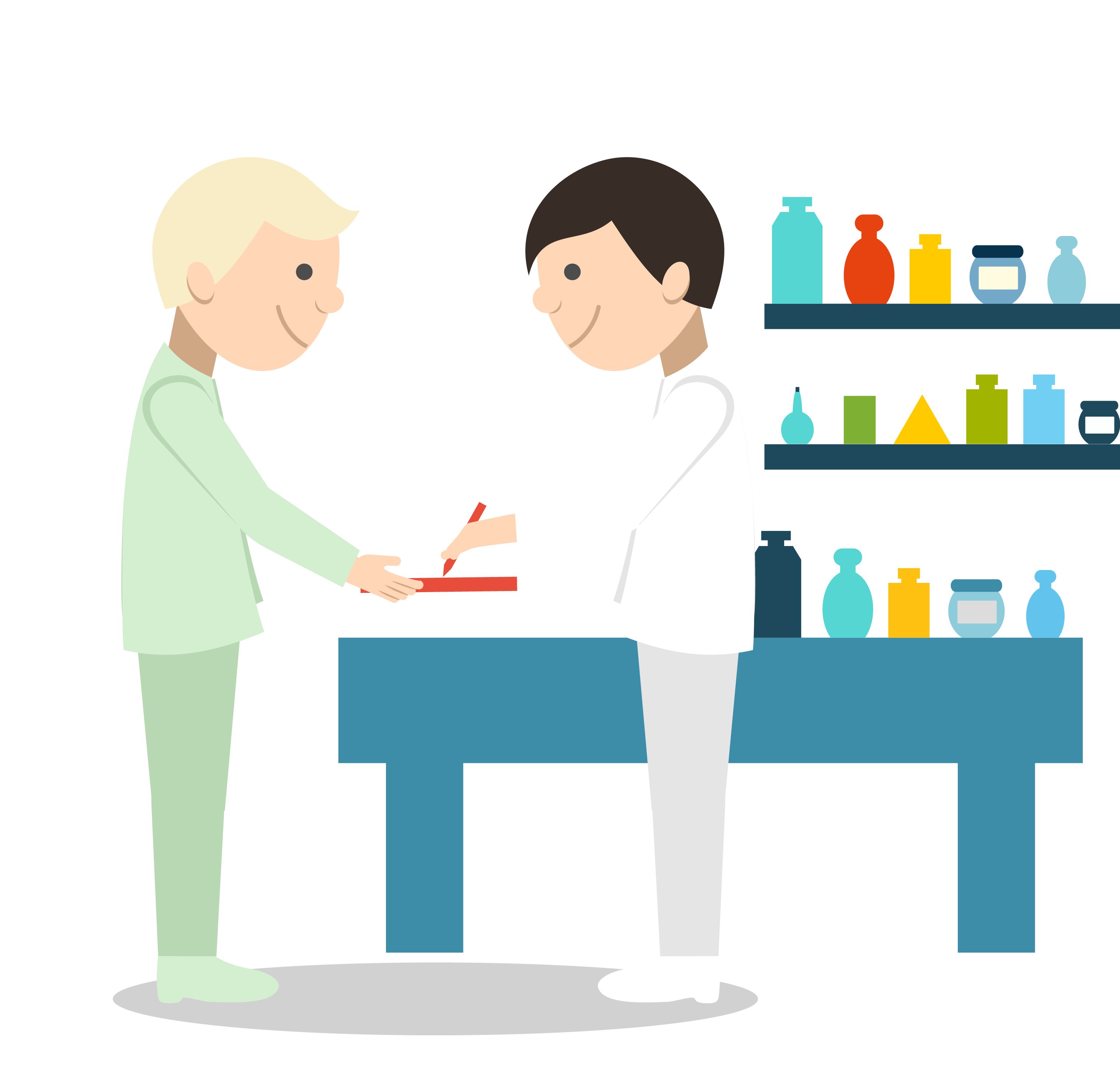 Pharmacist Cartoon Clipart