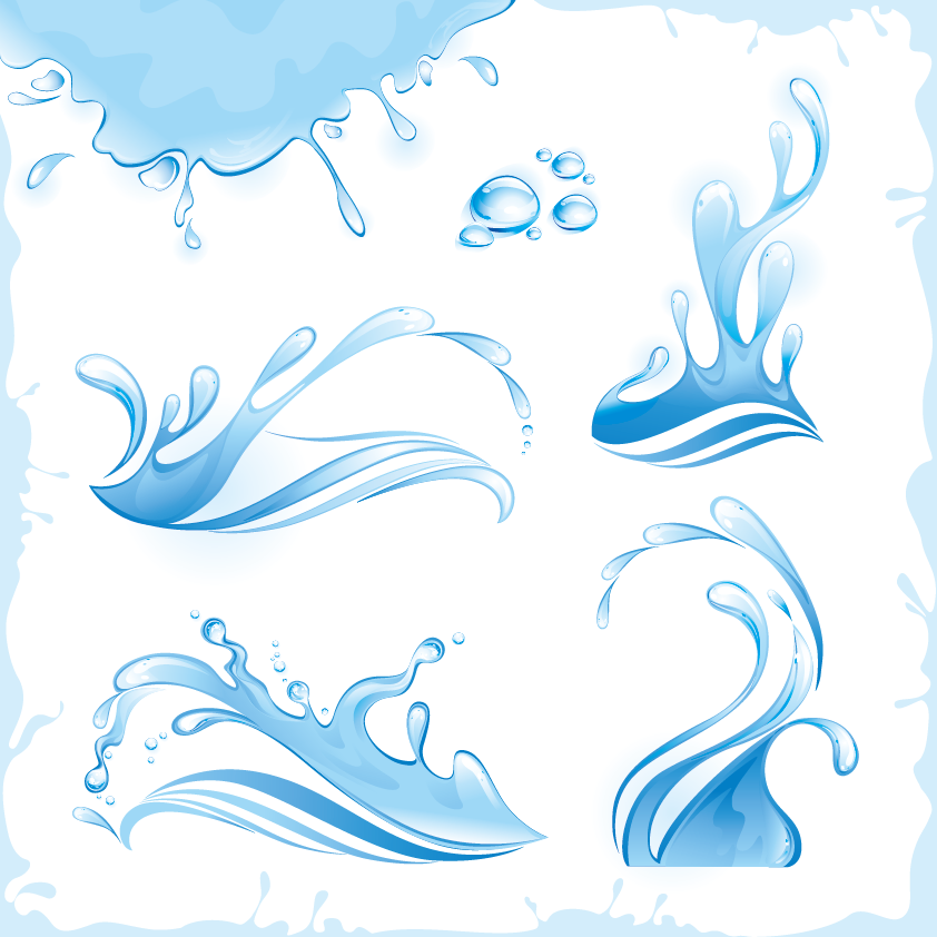 Water Splash Background Clipart