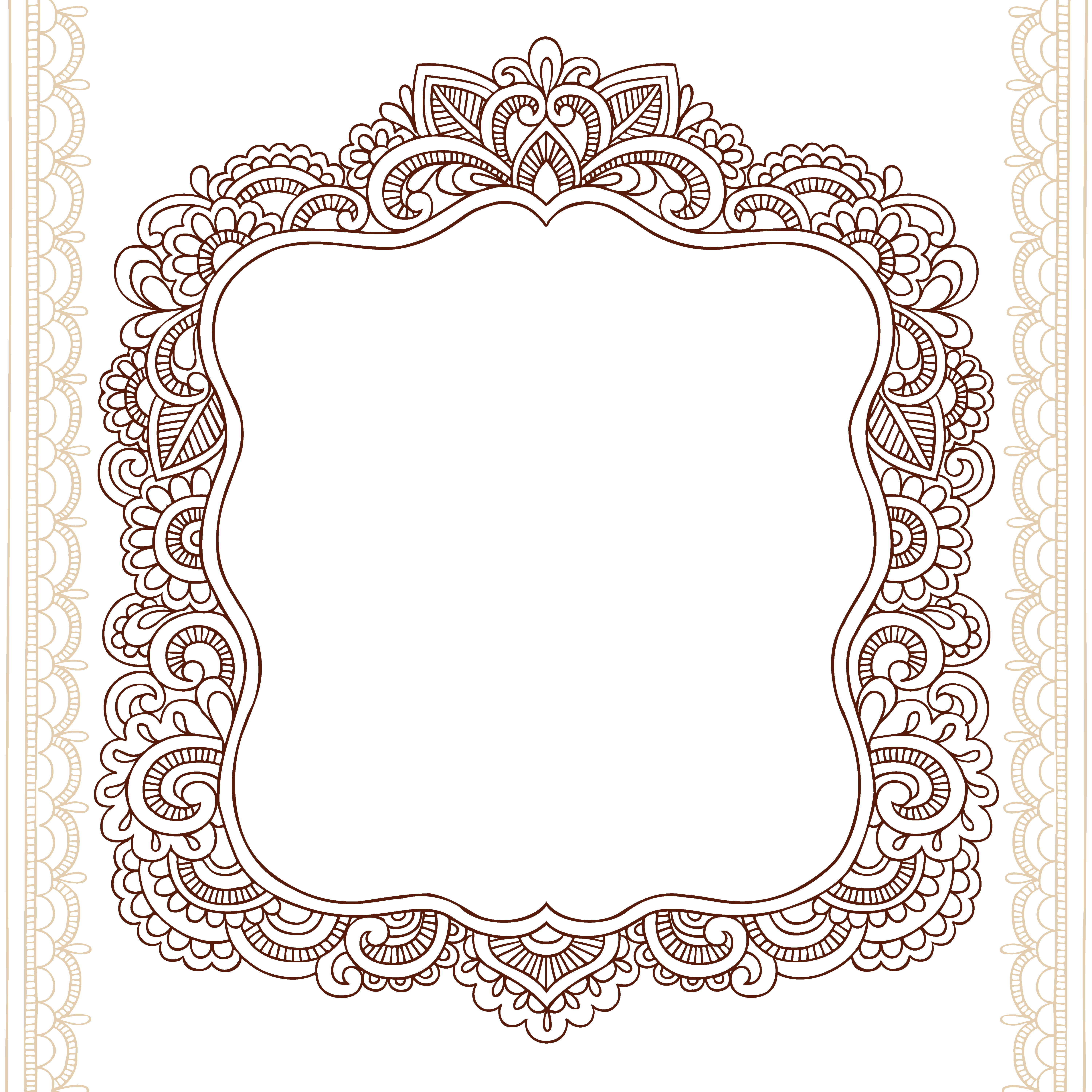 Circle Background Frame Clipart