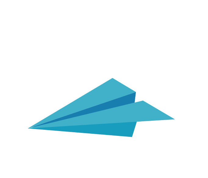 Paper Airplane Drawing Clipart