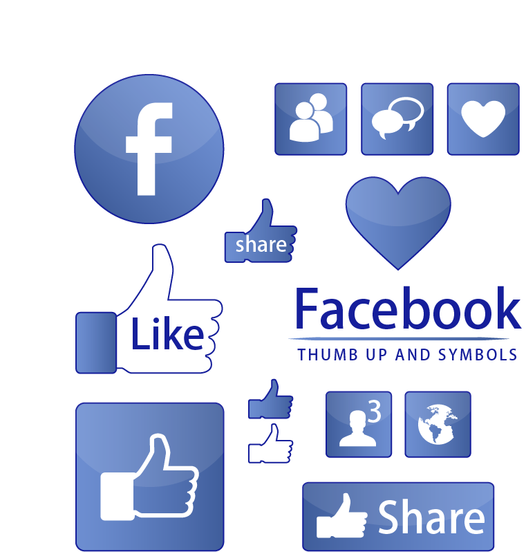 Facebook Technology Background Clipart