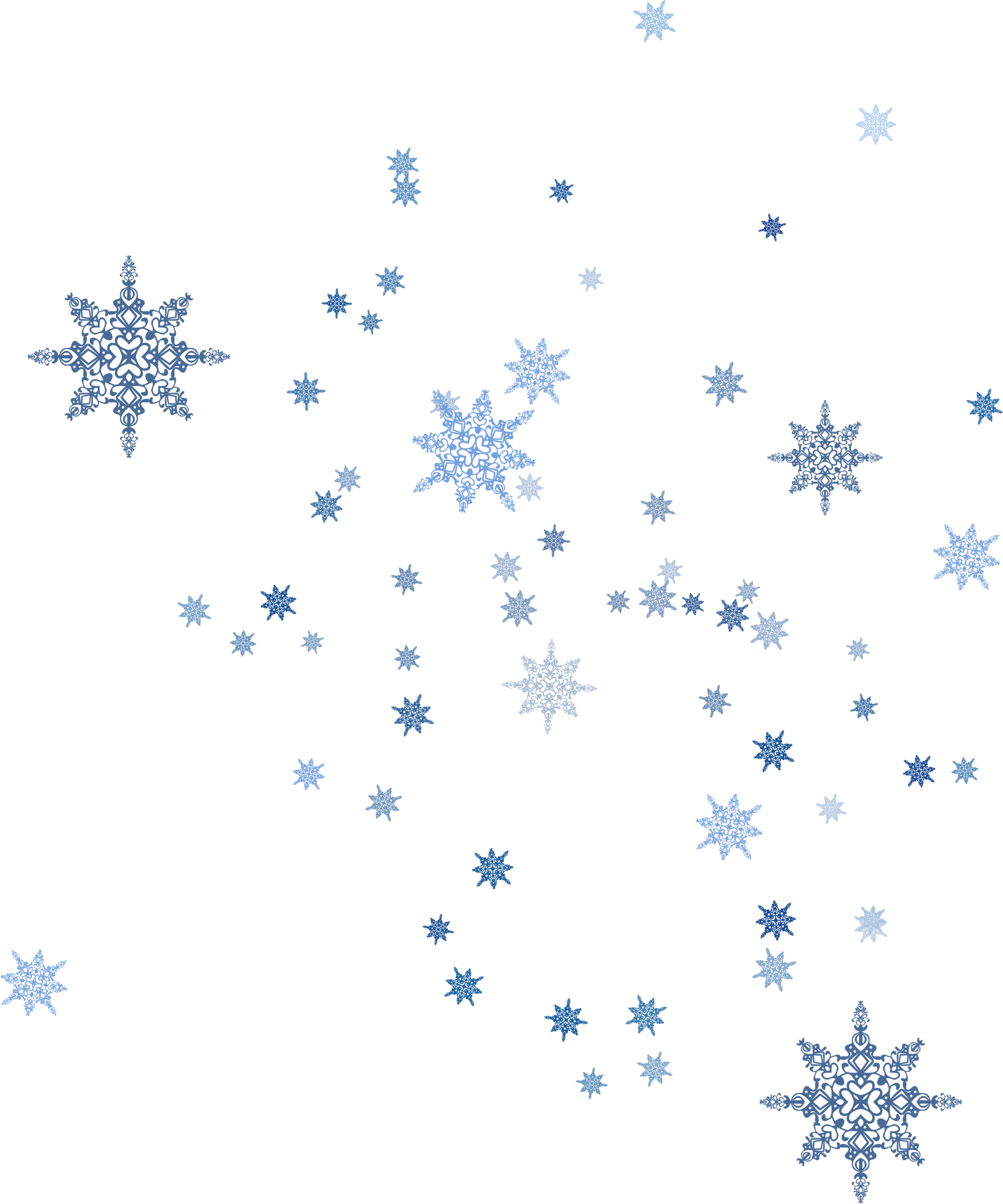 Snowflake Cartoon Clipart