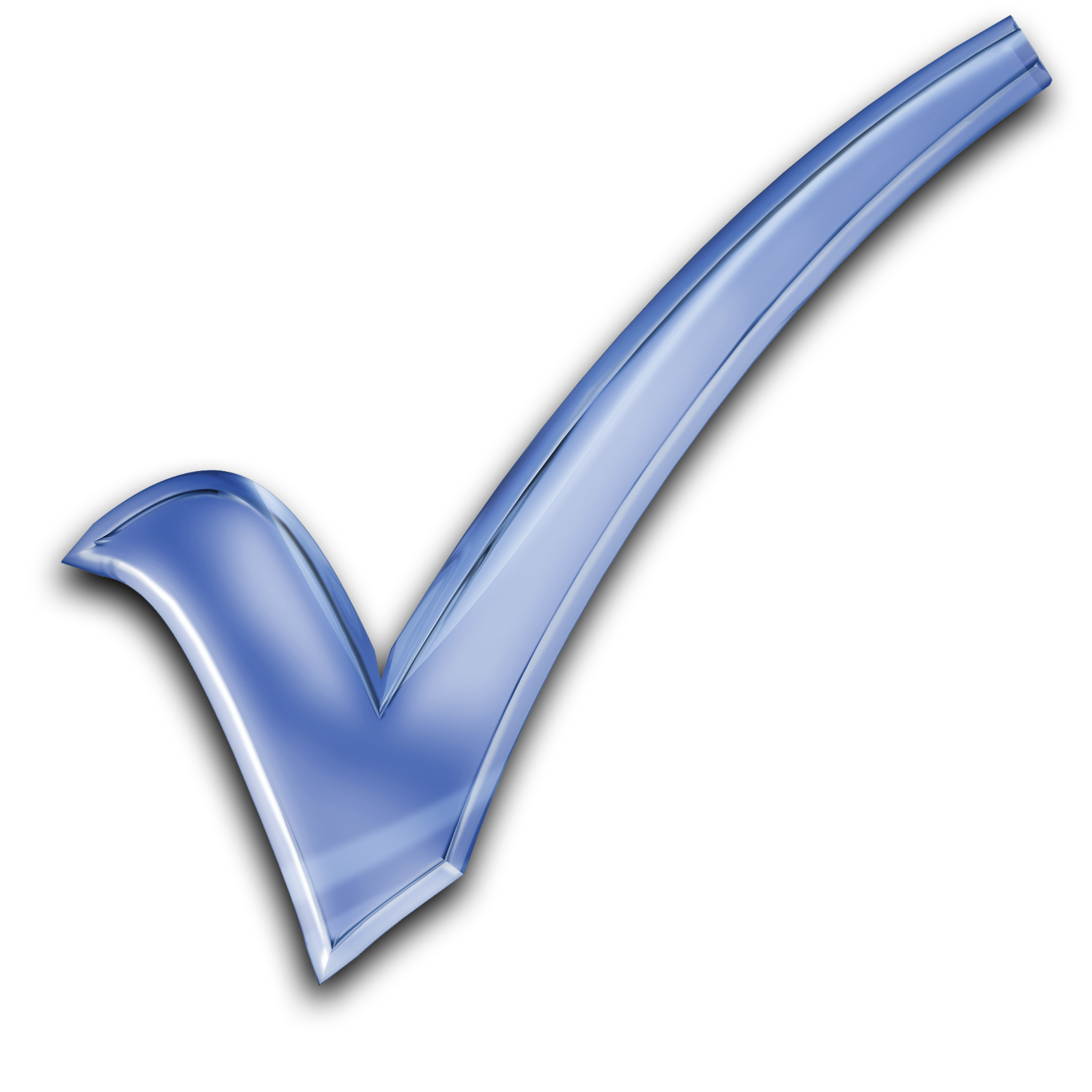 Blue Check Mark Clipart