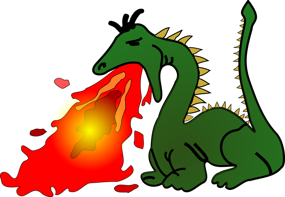 Fire Breathing Dragon Clipart