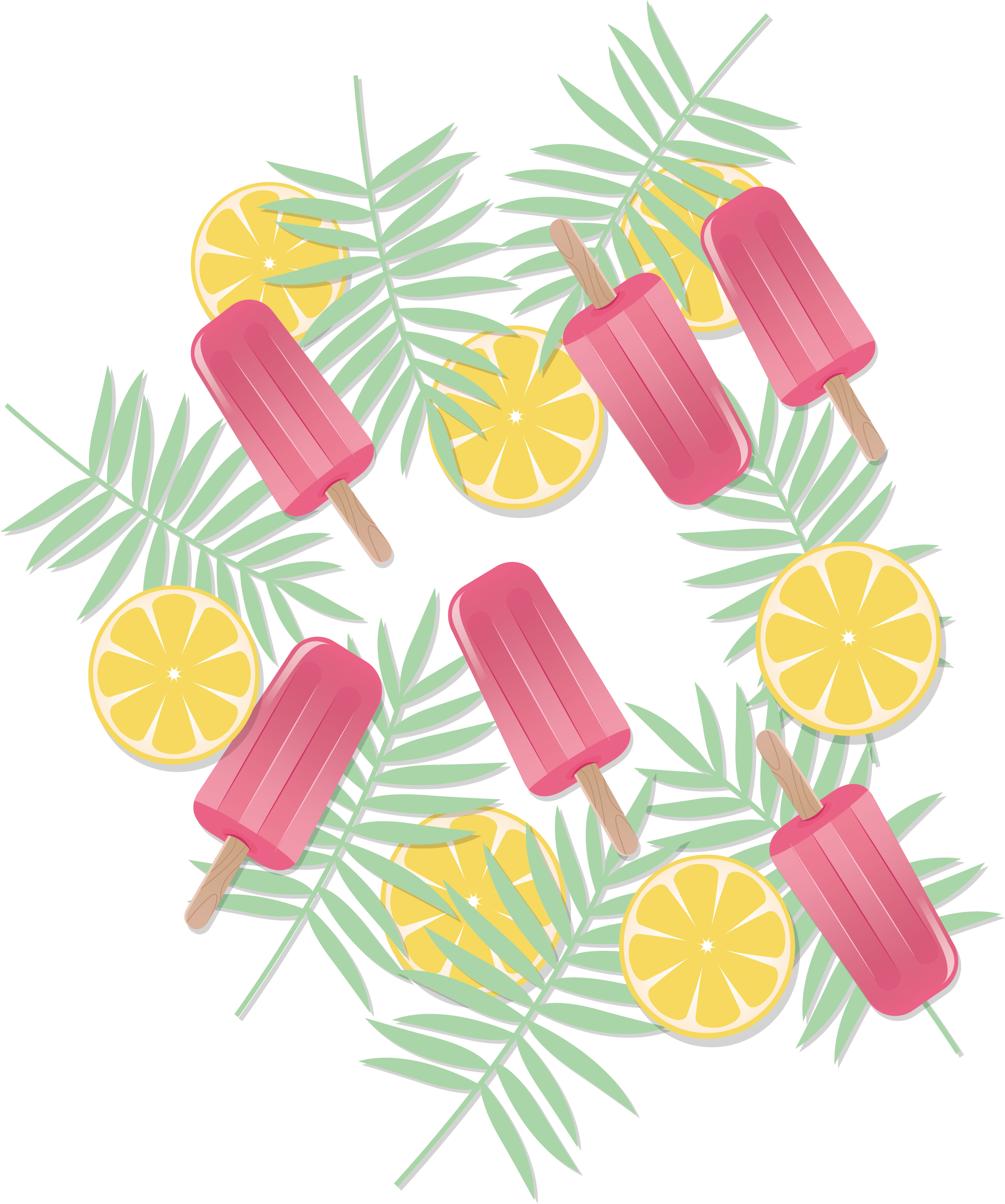 Pink Flower Cartoon Clipart