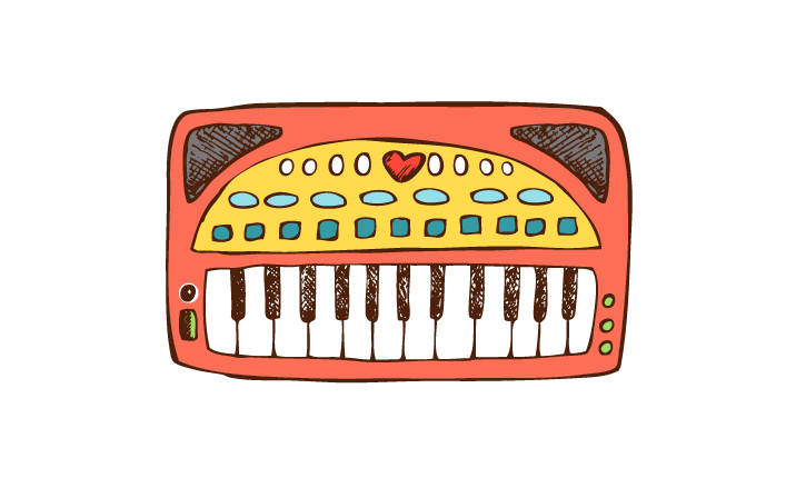 Piano Cartoon Clipart