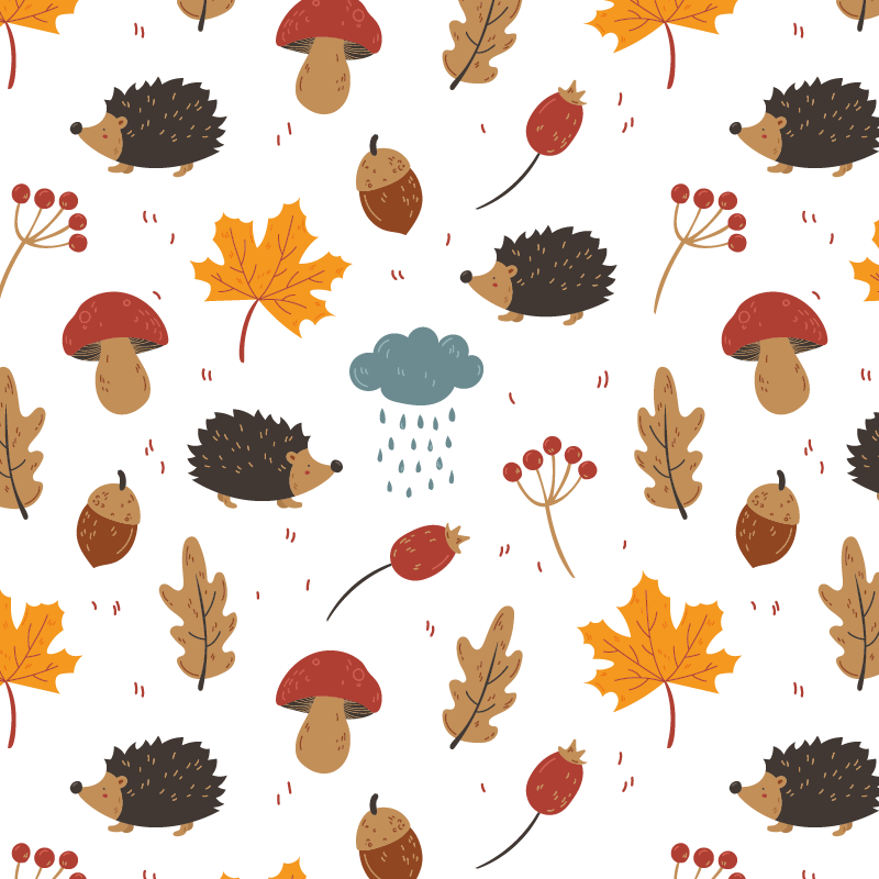 Autumn The Hedgehog Clipart