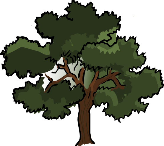 Pine Tree Silhouette Clipart