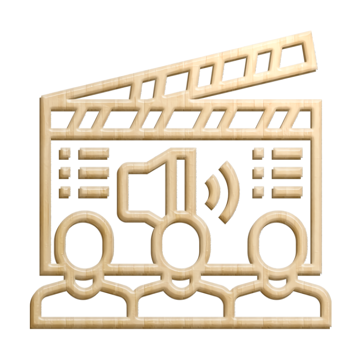 Actor icon Video Production icon Casting call icon Clipart