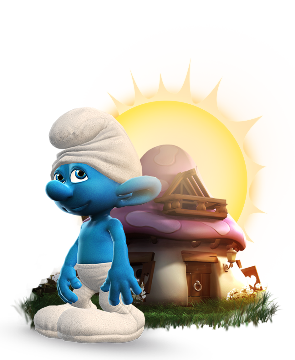 Smurfette Figurine Clipart